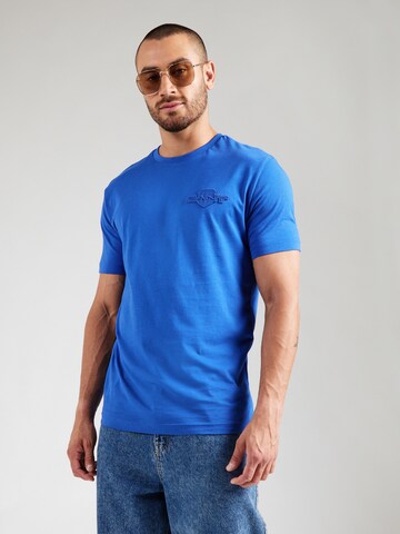GANT Majica | modra barva: sprednja stran