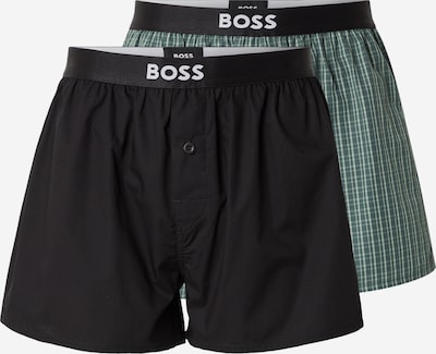 BOSS Bokserice u bež / zelena / crna / bijela, Pregled proizvoda