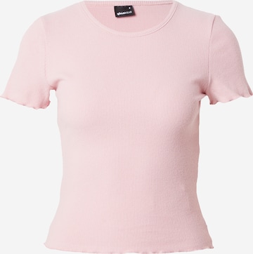 T-shirt Gina Tricot en rose : devant