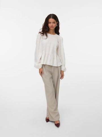 Chemisier 'VMERMA' VERO MODA en blanc