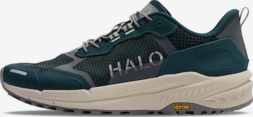 Baskets basses HALO en vert : devant