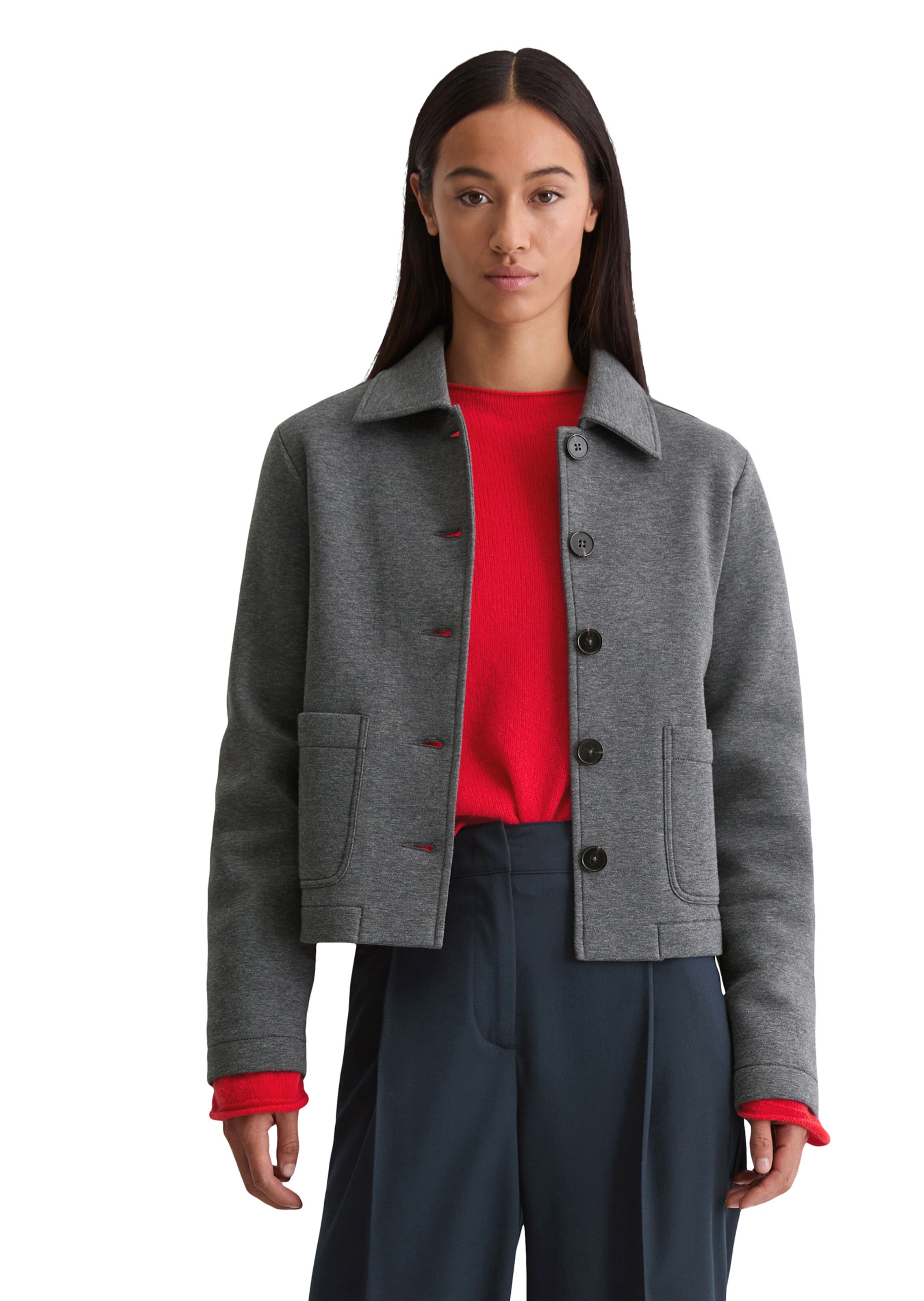 Marc O'Polo Between-Season Jacket in Grey: front