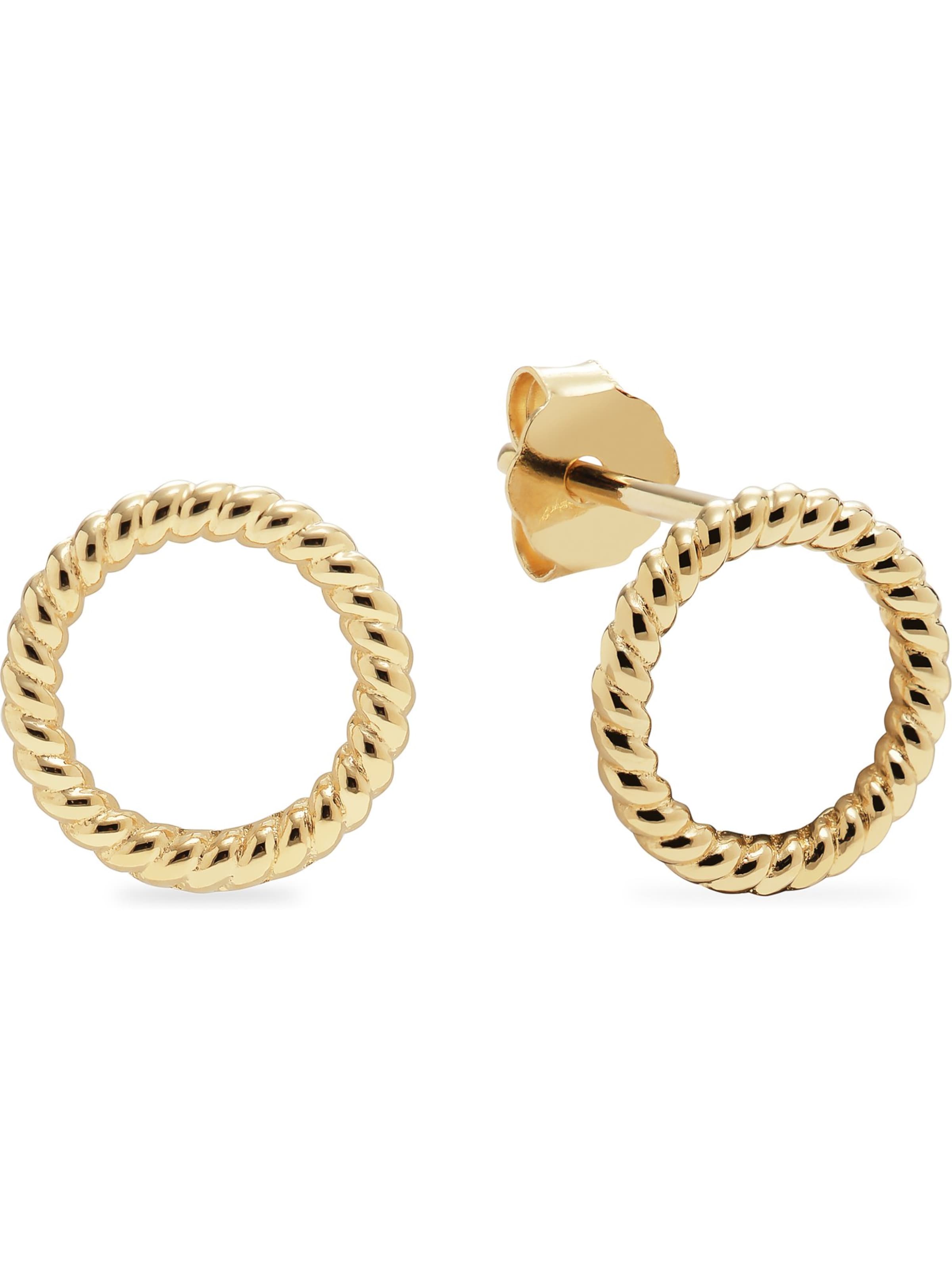 CHRIST Ohrringe in Gold: Vorderseite