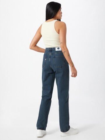 MUD Jeans Wide Leg Jeans 'Rose' in Blau