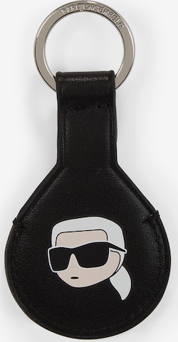 Karl Lagerfeld Obesek za ključe | črna barva: sprednja stran