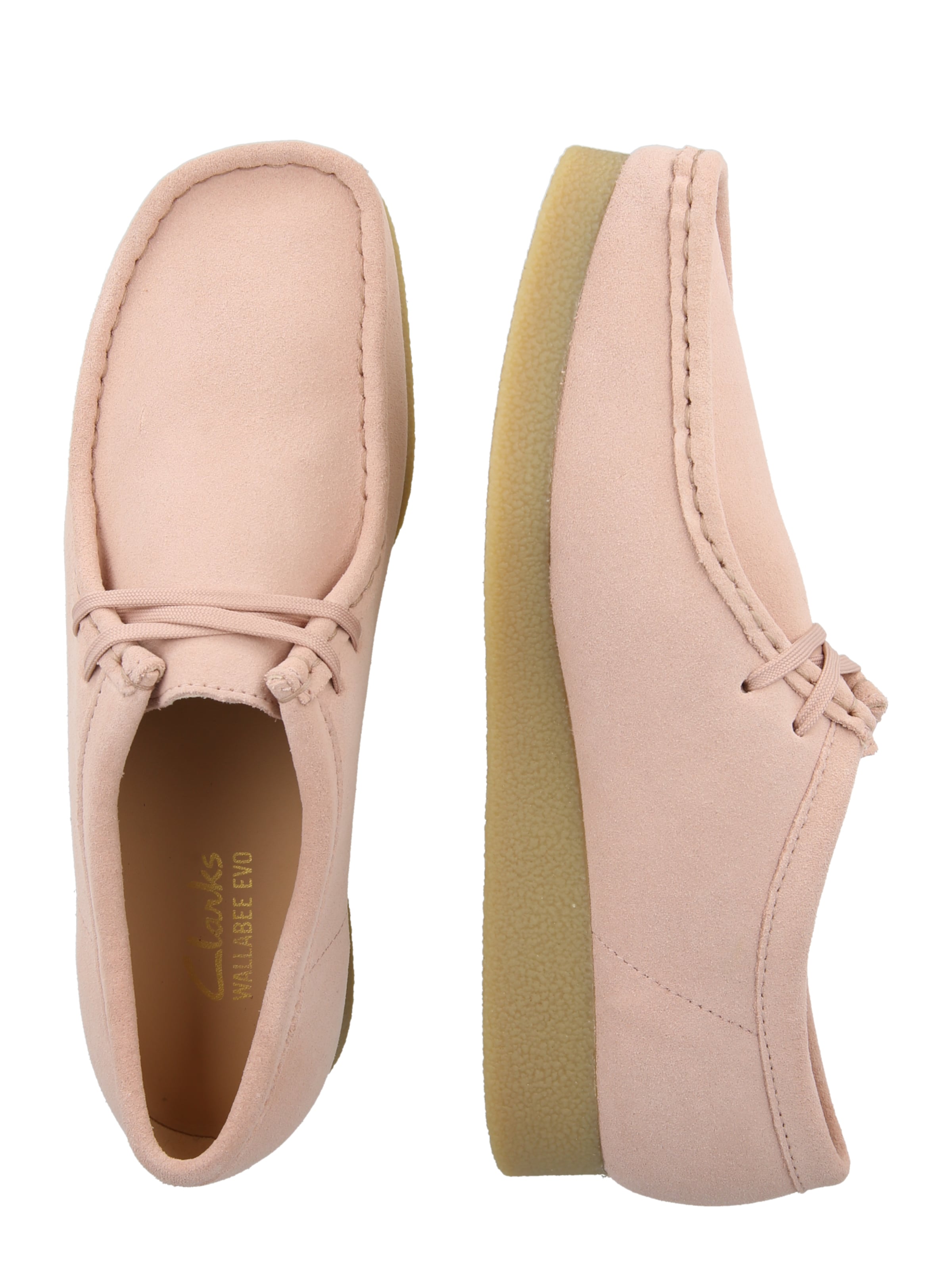 CLARKS Moccasin 'Wallabee EVO' in Pink