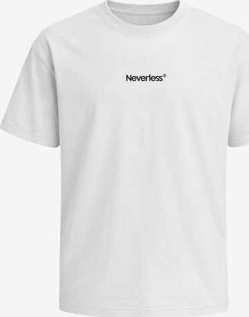 Neverless Shirt 'Palms Surfing' in Weiß: Vorderseite