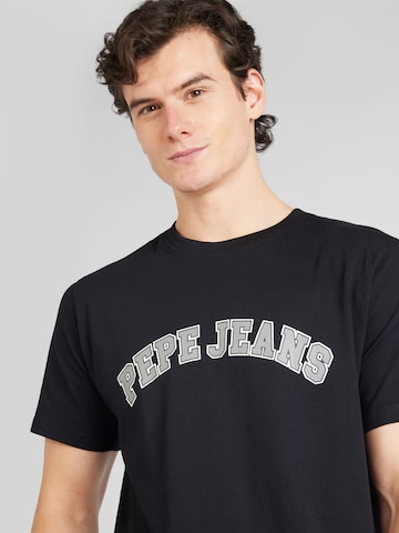 Pepe Jeans חולצות 'CLEMENT' בשחור