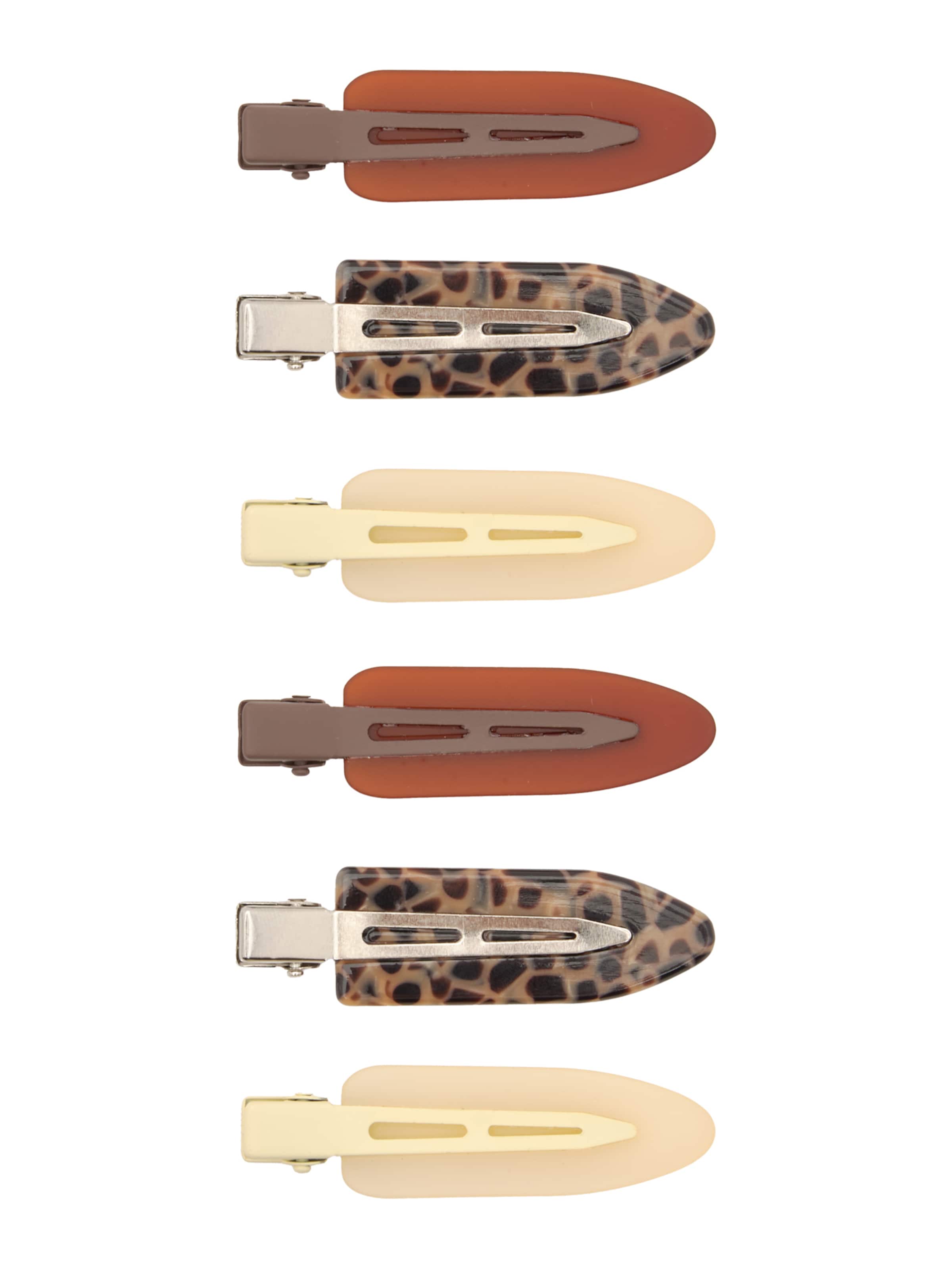 Accesorii pentru păr de la Pull&Bear pe bej: față