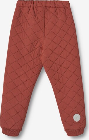 Wheat Tapered Athletic Pants 'Alex' in Red