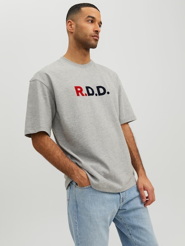 R.D.D. ROYAL DENIM DIVISION Shirt 'Calvin' in Grijs: voorkant