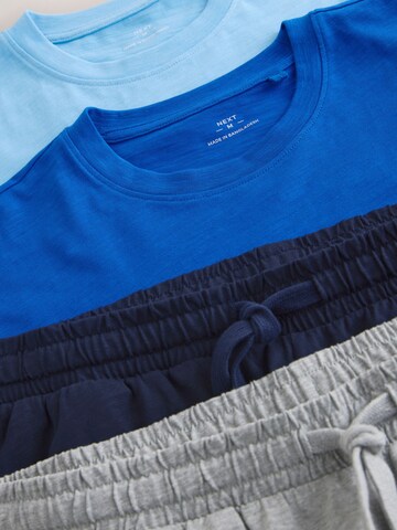 Next Lyhyt pyjama värissä sininen