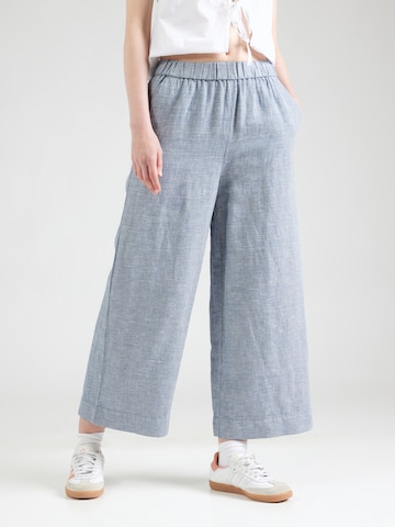 Wide leg Pantaloni di UNITED COLORS OF BENETTON in blu: frontale