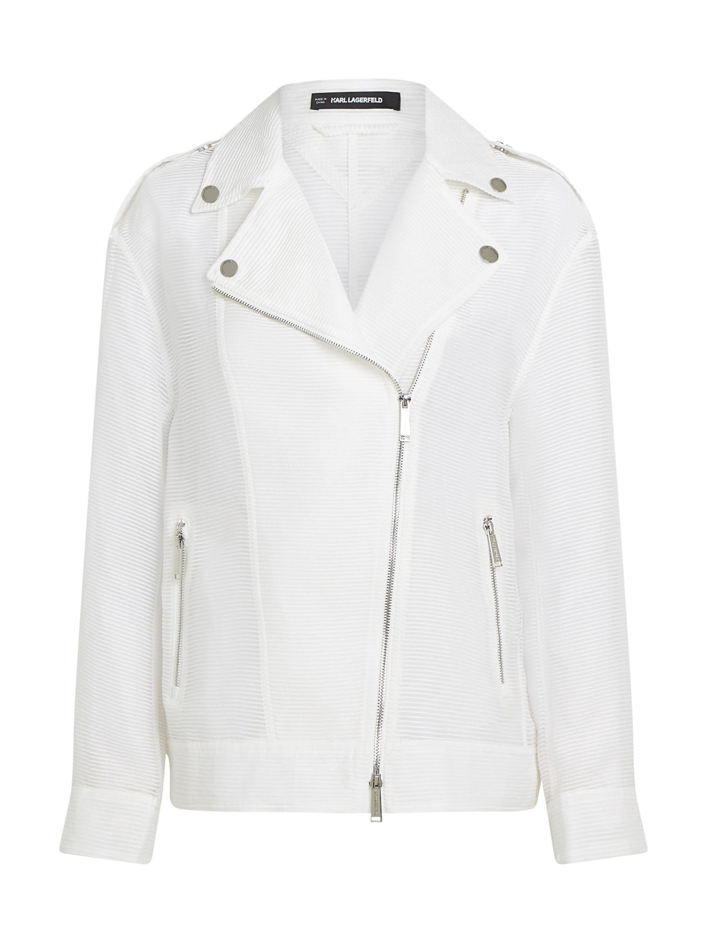 Karl Lagerfeld Between-season jacket in White: front