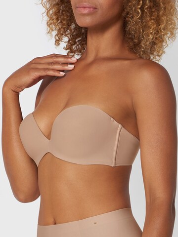 TRIUMPH T-shirt Bra ' Stepy Soft ' in Beige