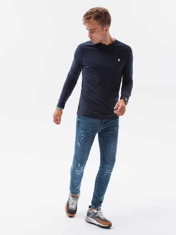 T-Shirt 'L135' Ombre en bleu