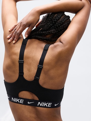 juoda NIKE Biustjė Sportinė liemenėlė 'INDY'