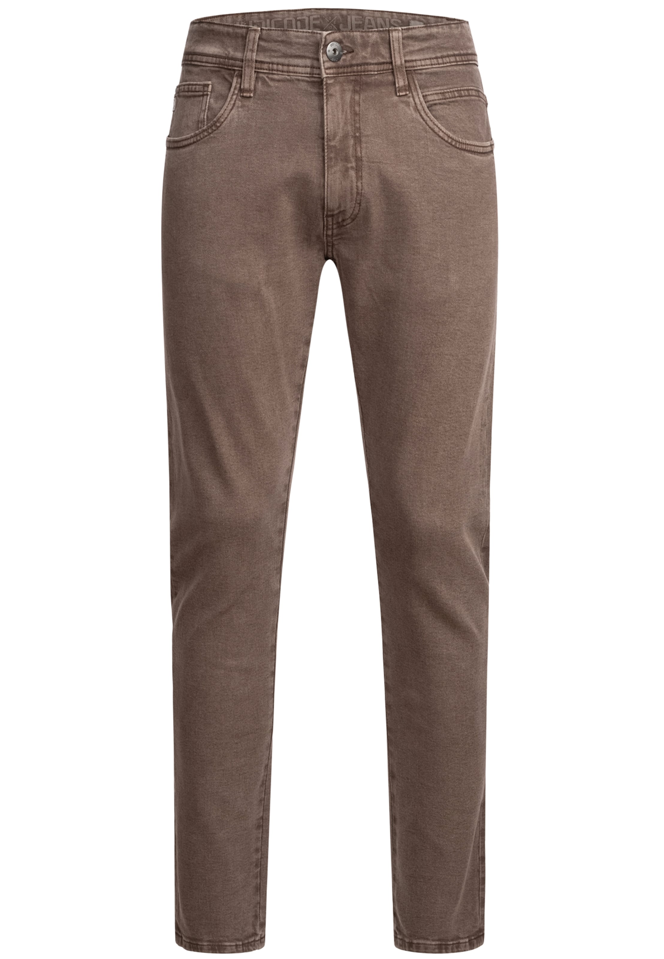 INDICODE JEANS Jeans in Brown: front