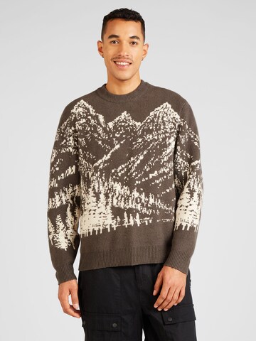 Abercrombie & Fitch Pullover 'FUZZY PERFECT' in Grün: Vorderseite