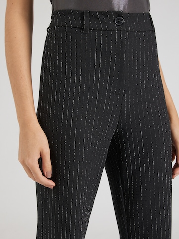 PIECES Regular Trousers 'PCPARKER' in Black