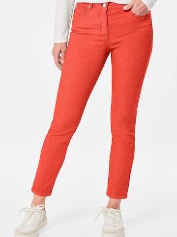 Goldner Slim fit Jeans in Red