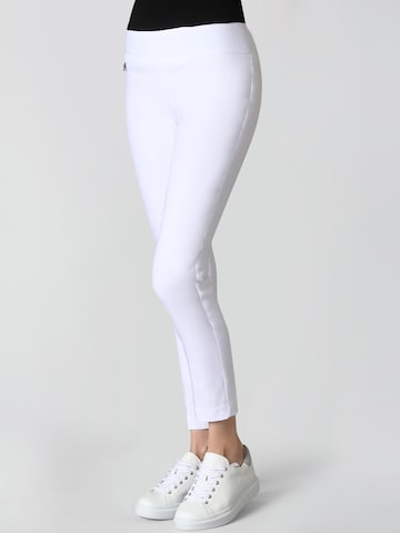 Skinny Pantalon 'Perfectly fitting' Lisette L en blanc