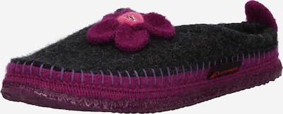 GIESSWEIN Pantoufle 'Norheim' en anthracite / rose / violet rouge, Vue avec produit