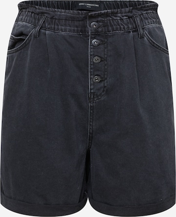 ONLY Carmakoma Regular Plisserte jeans 'Luba' i svart: forside