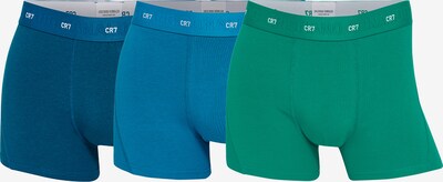 CR7 - Cristiano Ronaldo Retro Pants ' Bamboo 3-Pack ' in hellblau / petrol / grasgrün, Produktansicht