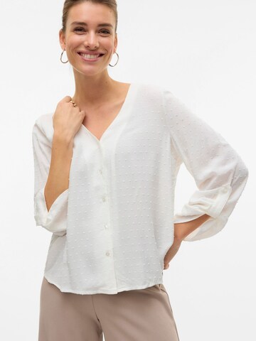 VERO MODA Blouse 'SNRonja' in Wit