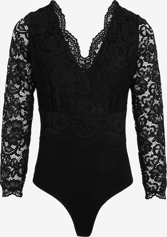 Shirtbody '262-TEANA' Morgan en noir : devant