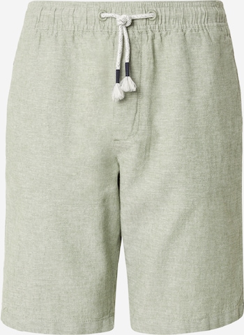 INDICODE JEANS Loosefit Housut 'Leoni' värissä vihreä: etupuoli