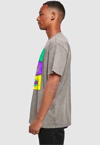 Merchcode T-Shirt 'Book Comic' in Grau