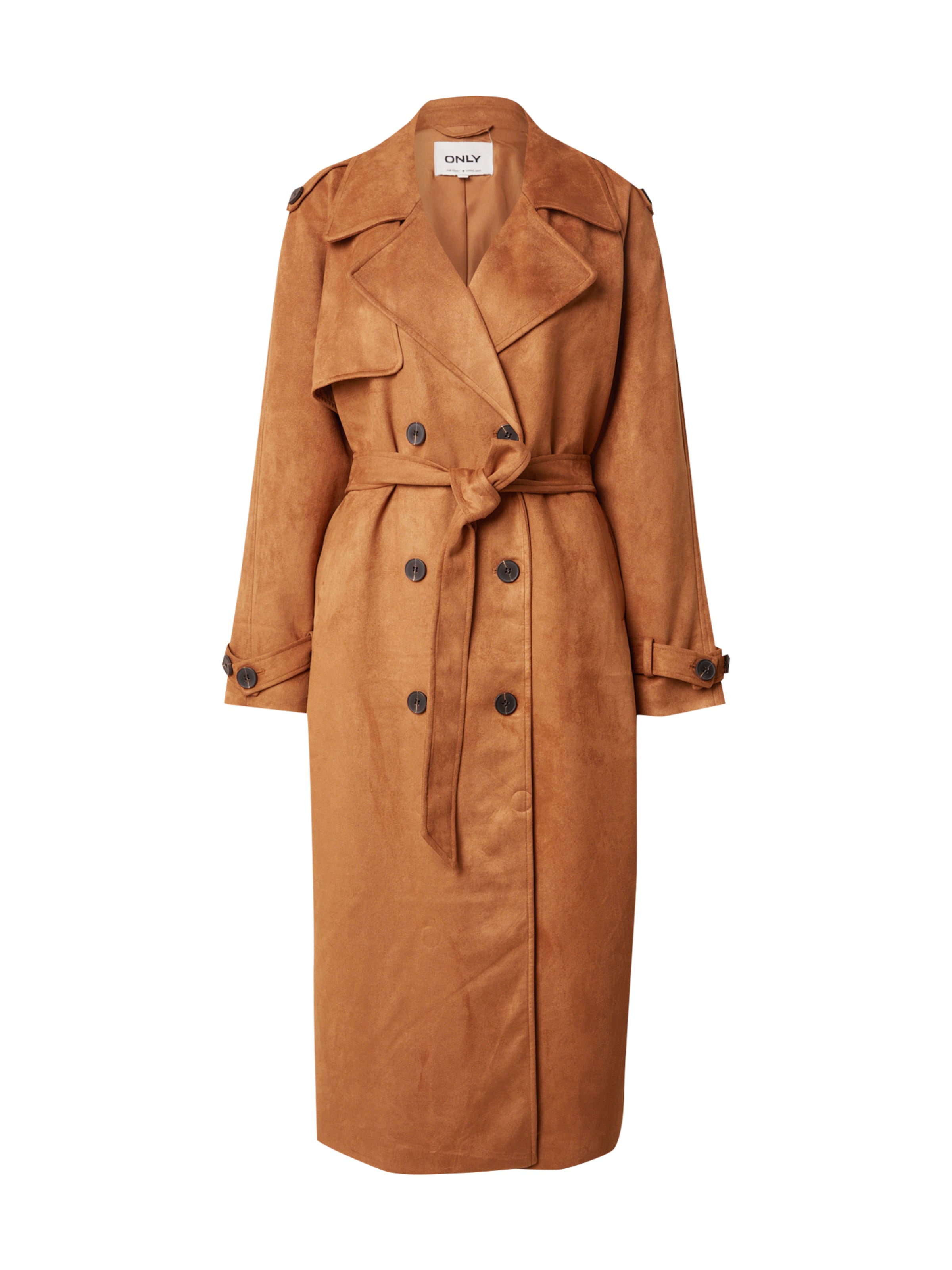 ONLY Välikausitakki 'ONLNORMA' värissä ruskea: etupuoli