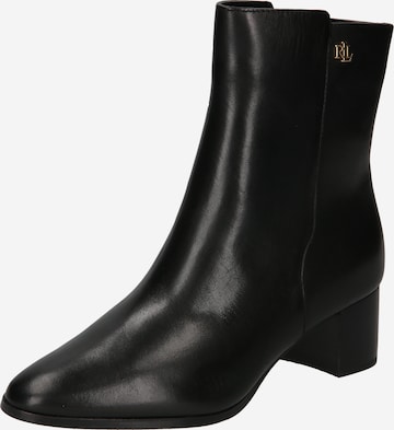 Lauren Ralph Lauren Ankle Boots 'Wendey' in Black: front