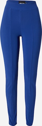 PIECES Skinny Leggings in Blauw: voorkant