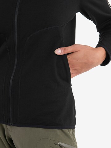 ICEBREAKER Athletic fleece jacket 'Elemental II' in Black