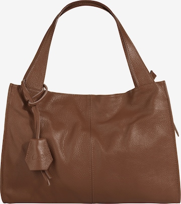 Cabas Cluty en marron : devant