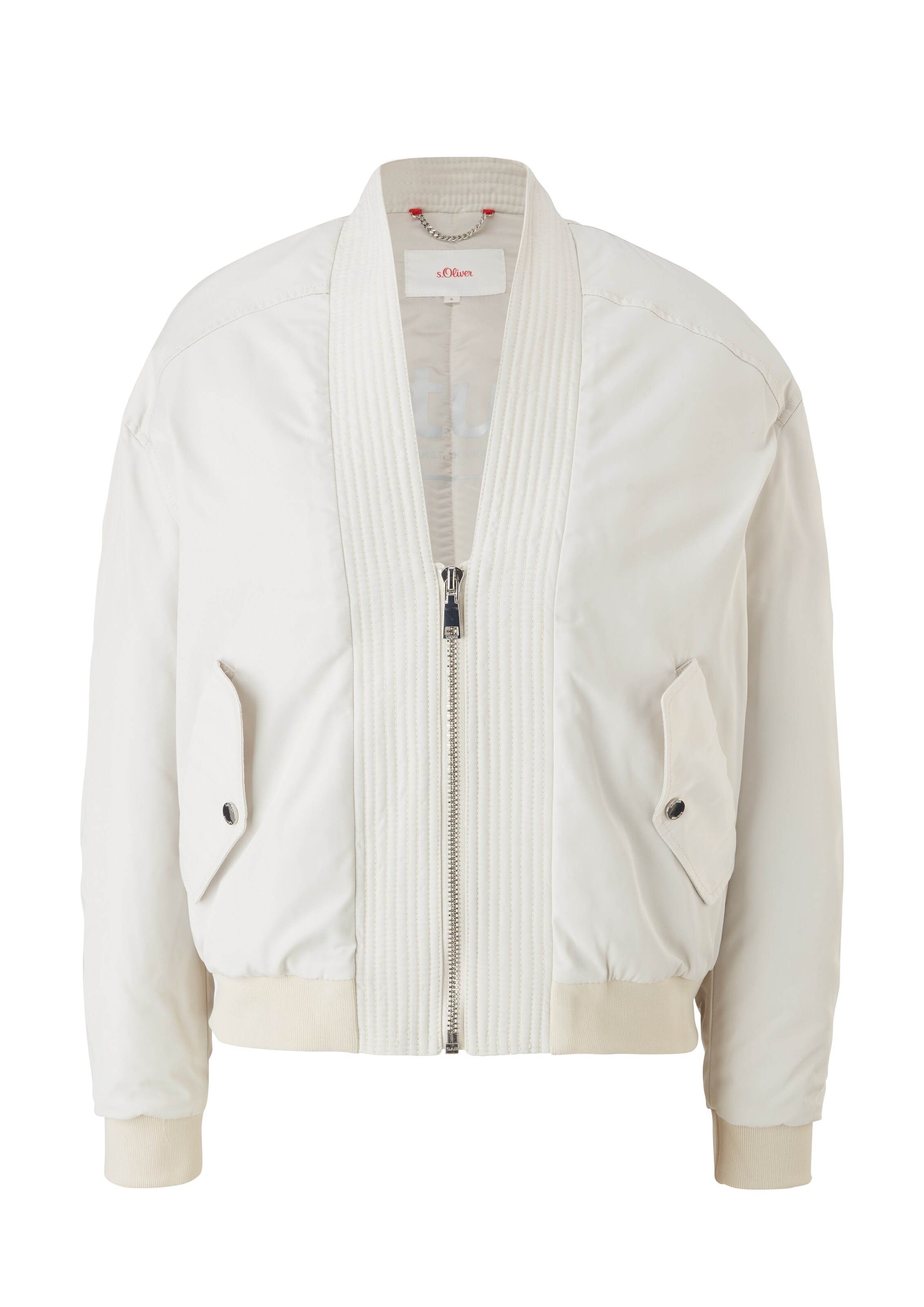 s.Oliver Übergangsjacke in offwhite, Produktansicht