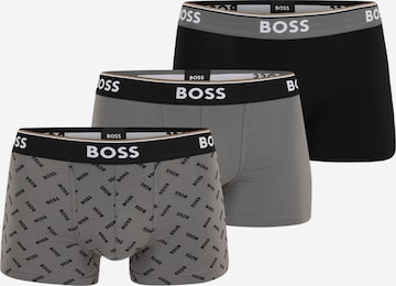 BOSS Bokserishortsit 'Power' värissä harmaa: etupuoli