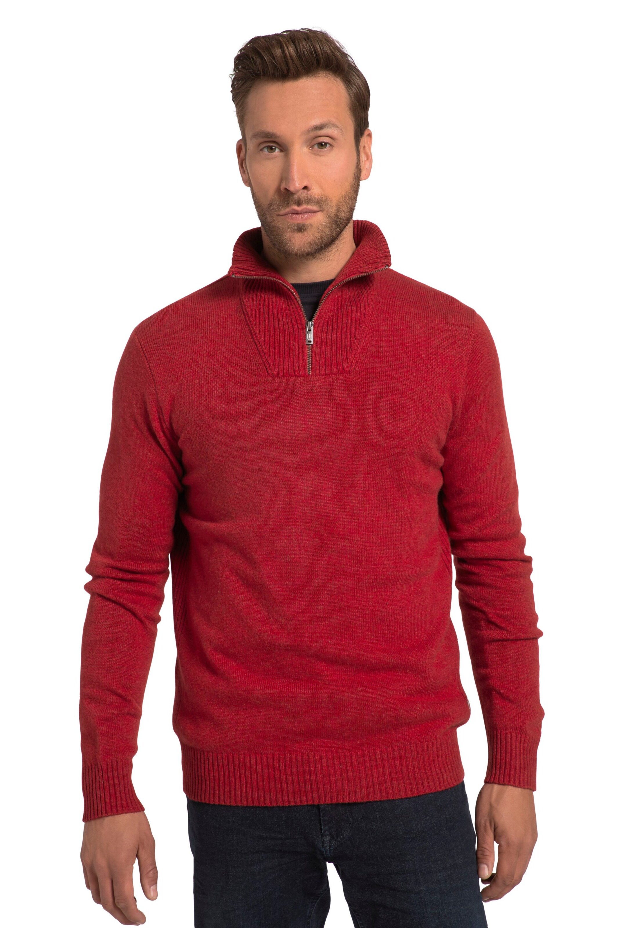 JP1880 Sweater in Red: front