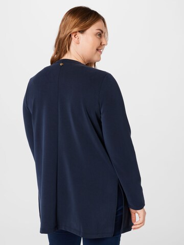 SAMOON Knit Cardigan in Blue