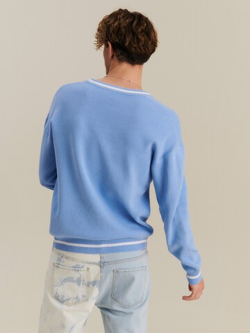 About You x Nils Kuesel Sweater 'Elia' in Blue