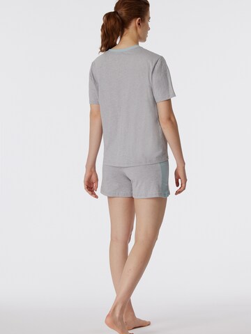 SCHIESSER Short Pajama Set 'Casual Nightwear' in Grey