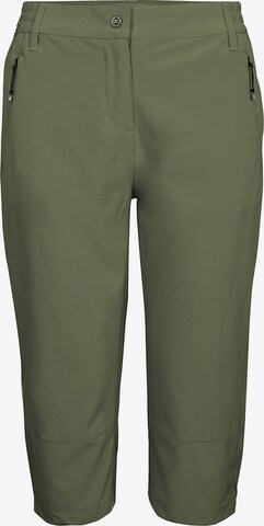 KILLTEC Workout Pants 'Kos' in Green: front