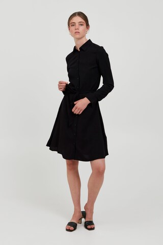 Abito camicia 'MAIN' di ICHI in nero