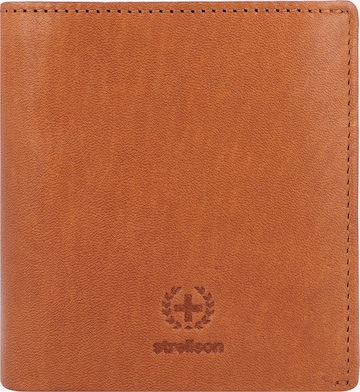 STRELLSON Wallet in Brown: front