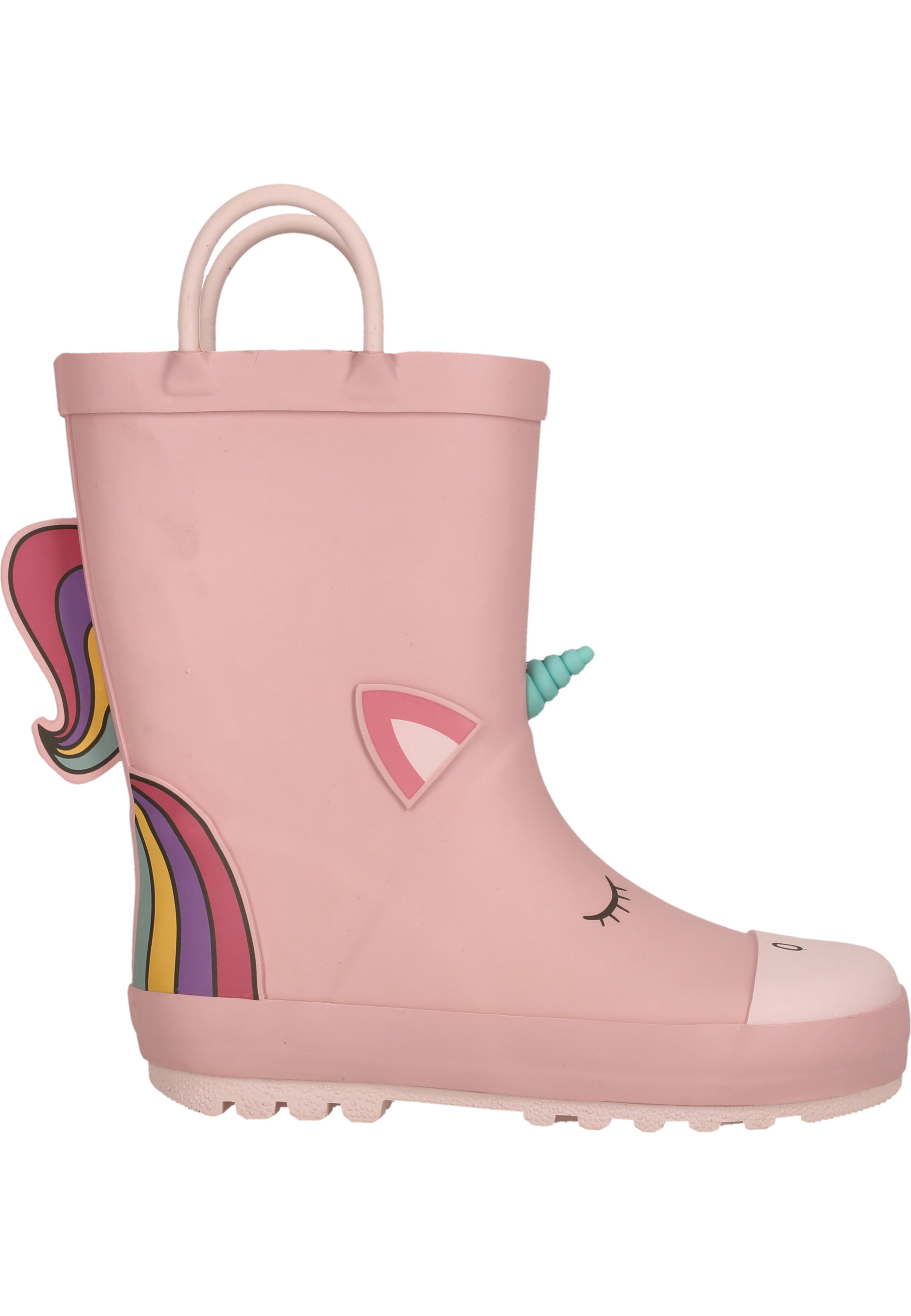 ZigZag Rubber Boots 'Rook' in Pink