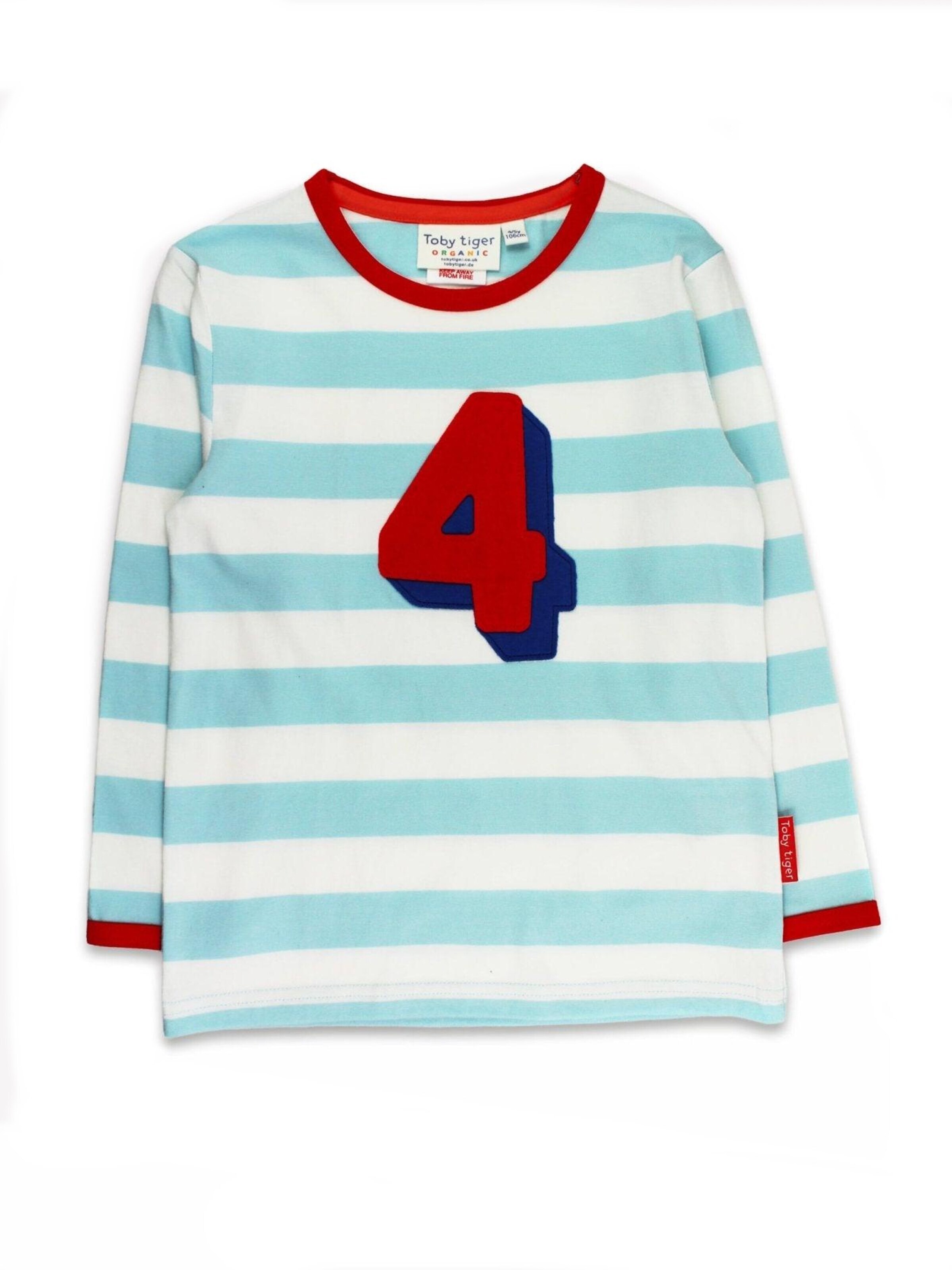 Toby Tiger Shirt in Blue: front