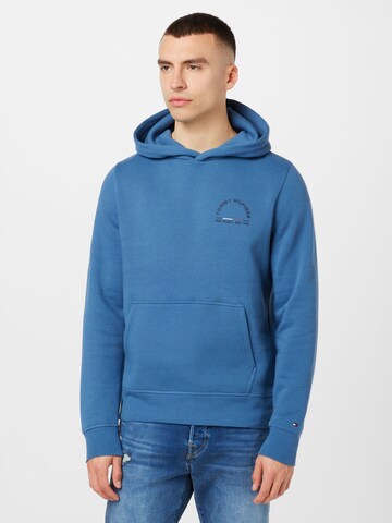 Sweat-shirt TOMMY HILFIGER en bleu : devant